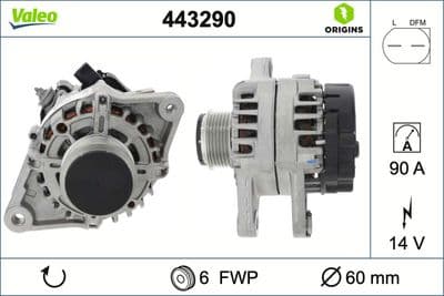 Alternador VALEO 443290
