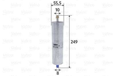 Filtro combustible VALEO 587074
