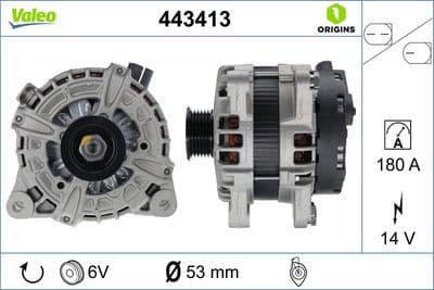 Alternador VALEO 443413