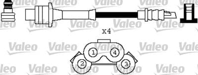 Juego de cables de encendido VALEO 346429