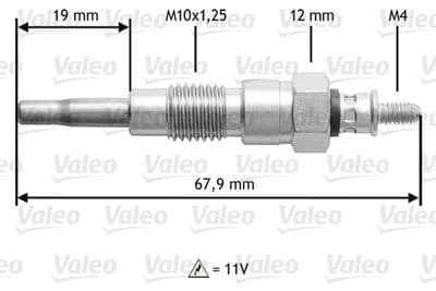 Bujía de precalentamiento VALEO 345203