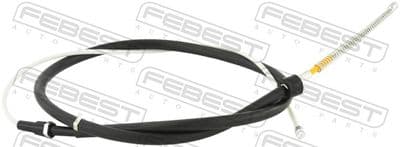 Cable de accionamiento, freno de estacionamiento FEBEST 23100-POLR