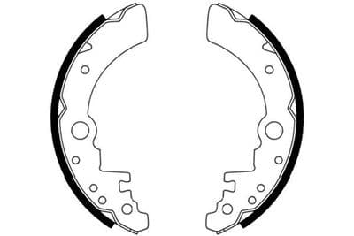 Juego de zapatas de frenos Kavo Parts KBS-8407