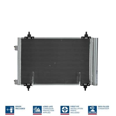 Condensador, aire acondicionado NISSENS 94758