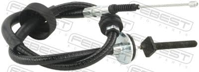 Cable de accionamiento, freno de estacionamiento FEBEST 19100-E70LH