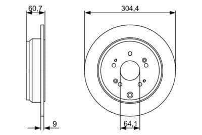 Disco de freno BOSCH 0 986 479 V84