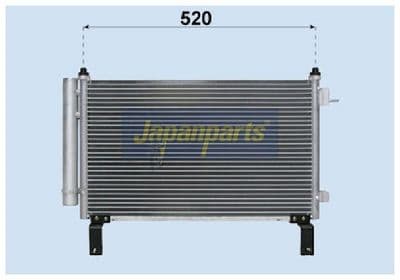 Condensador, aire acondicionado JAPANPARTS CND313015