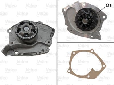 Bomba de agua, refrigeración del motor VALEO 526001