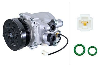 Compresor, aire acondicionado HELLA 8FK 366 202-351