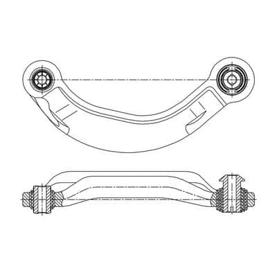 Brazo oscilante, suspensión de ruedas CTR CQ1241R