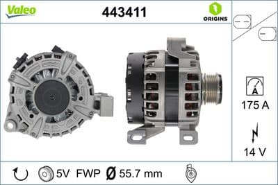 Alternador VALEO 443411