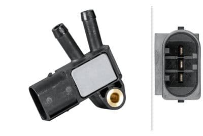 Sensor, presión gas de escape HELLA 6PP 009 409-351