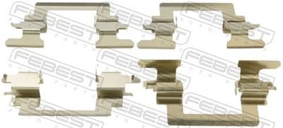 Juego de accesorios, balatas de frenos FEBEST 0403-CS1AF
