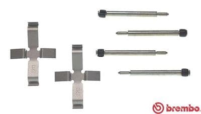 Juego de accesorios, balatas de frenos BREMBO A 02 315