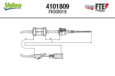 Chicote de Clutch VALEO 4101809