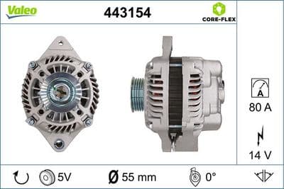Alternador VALEO 443154