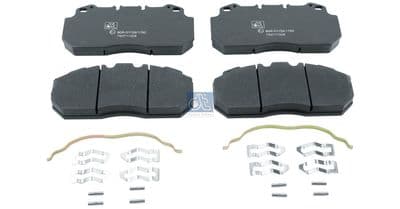 Juego de balatas de freno DT Spare Parts 2.94098