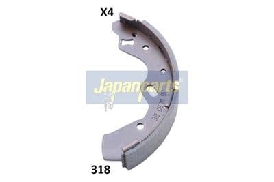 Juego de zapatas de frenos JAPANPARTS GF-318AF
