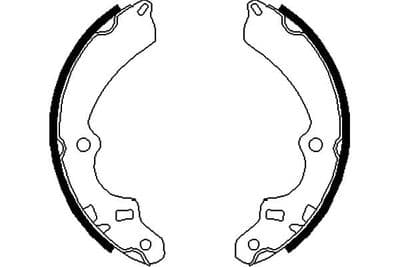 Juego de zapatas de frenos Kavo Parts KBS-8918