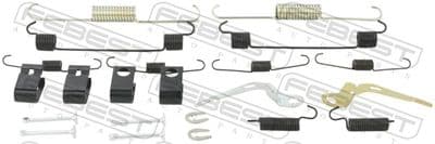 Juego de accesorios, zapatas de freno de estacionamiento FEBEST 0704-JB625-KIT