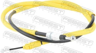 Cable de accionamiento, freno de estacionamiento FEBEST 24100-TRAFIIRH