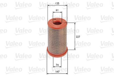 Filtro de aire VALEO 585738