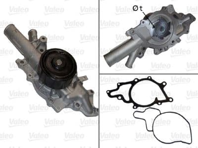 Bomba de agua, refrigeración del motor VALEO 506676