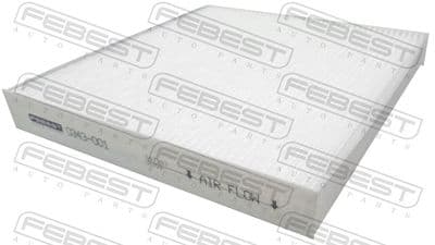 Filtro, aire del interior FEBEST 0343-001