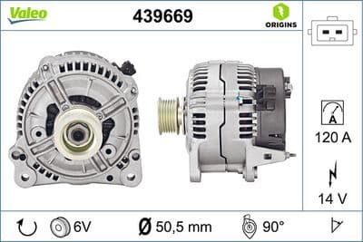 Alternador VALEO 439669