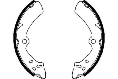 Juego de zapatas de frenos Kavo Parts BS-8902