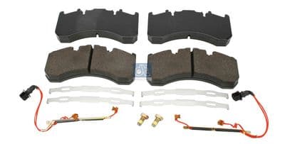 Juego de balatas de freno DT Spare Parts 6.95112