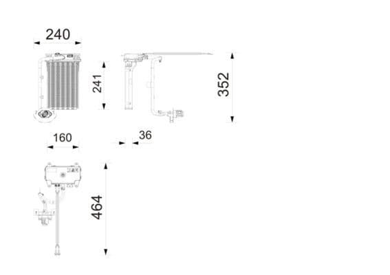 Generador de calor, calefacción de interior MAHLE AHE 5 000P
