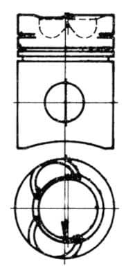 Pistón KOLBENSCHMIDT 41221600