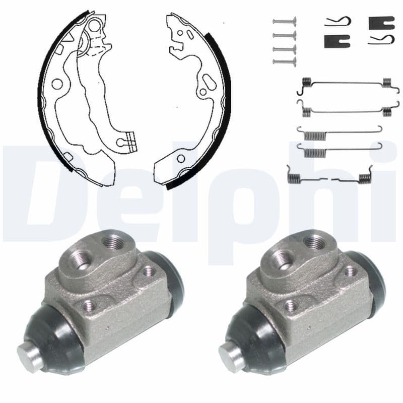 Juego de zapatas de frenos DELPHI KP936