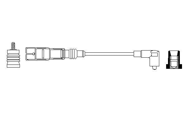 Cable de encendido BOSCH 0 356 912 890