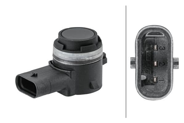Sensor, auxiliar de estacionamiento HELLA 6PX 358 141-711