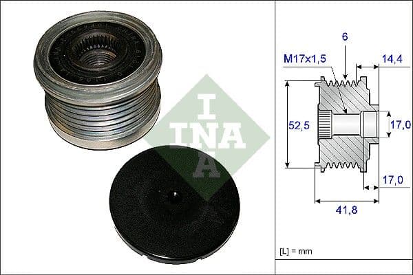 Rueda libre del alternador Schaeffler INA 535 0147 10