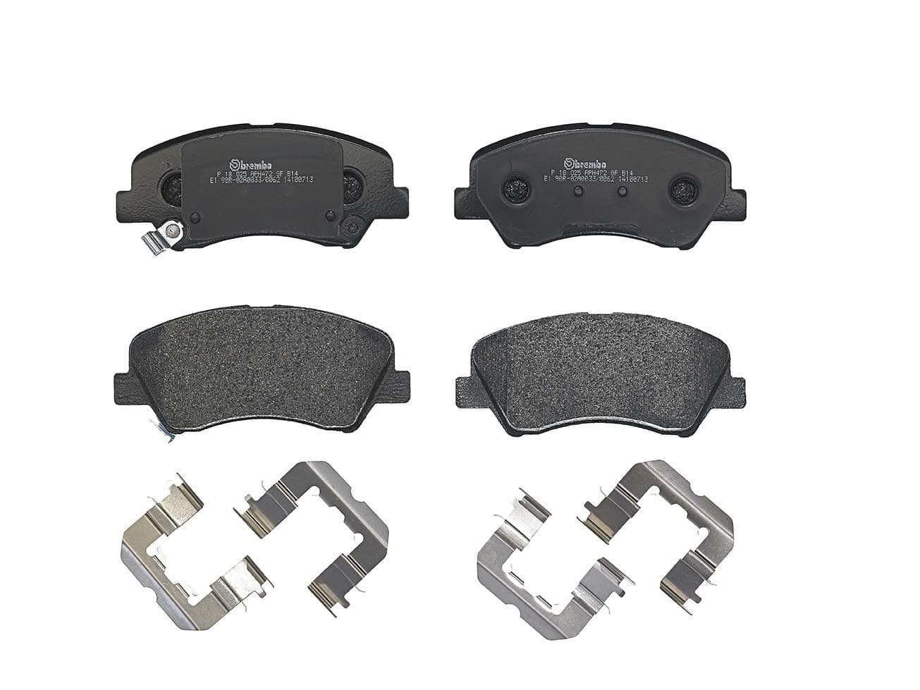 Juego de balatas de freno BREMBO P 18 025