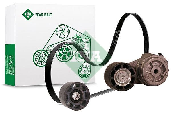 Juego de correas trapeciales poli V Schaeffler INA 529 4128 10