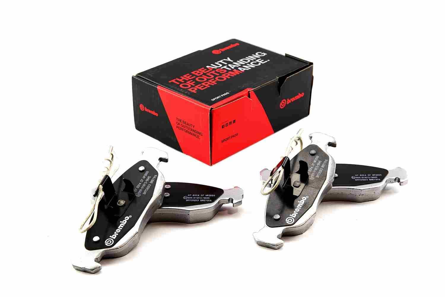 Juego zapatas freno de alto rendimiento BREMBO 07.B314.37