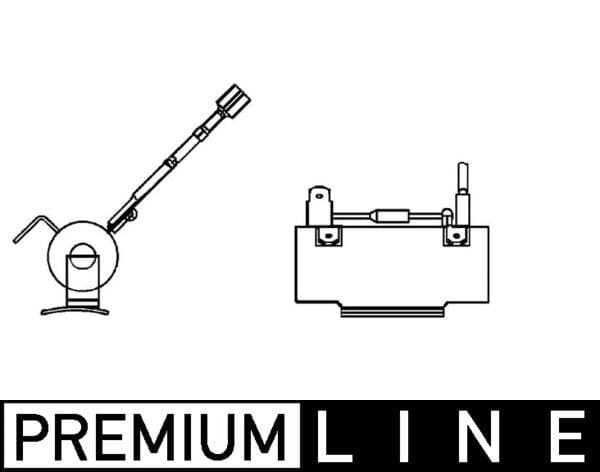 Resistencia, ventilador del interior MAHLE ABR 80 000P