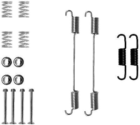 Juego de accesorios, zapatas de freno HELLA 8DZ 355 200-601