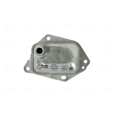 Radiador de aceite, aceite de motor NISSENS 91592