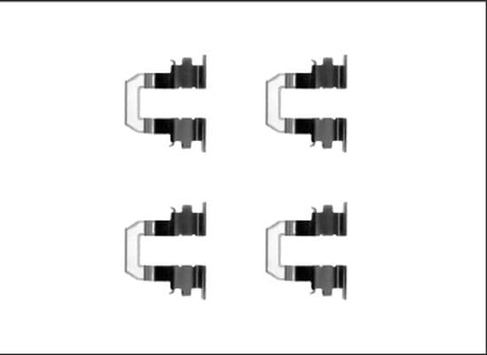 Juego de accesorios, balatas de frenos TEXTAR 82540300