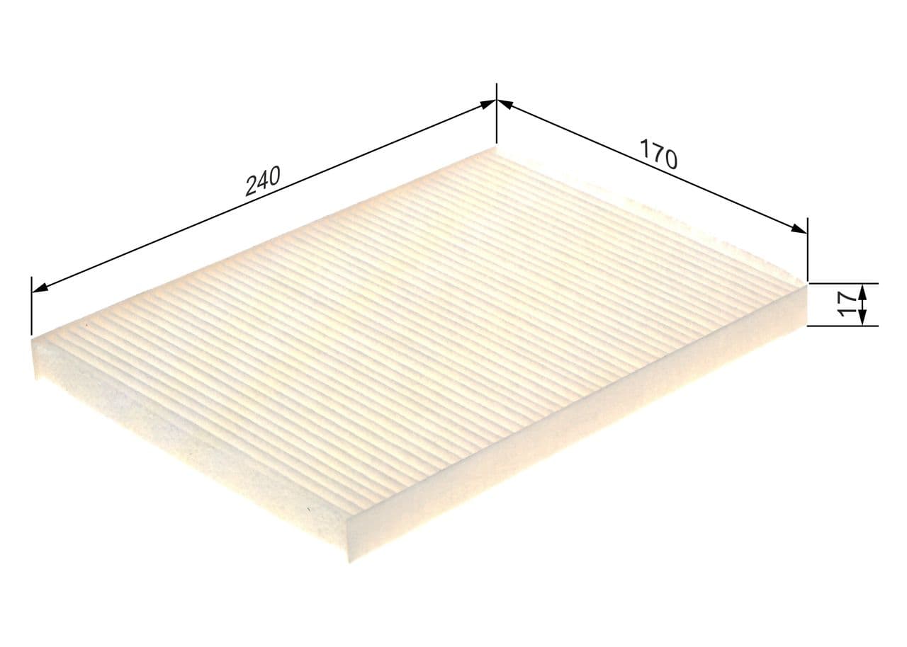 Filtro, aire del interior BOSCH 1 987 435 104