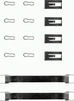 Juego de accesorios, balatas de frenos TEXTAR 82015200