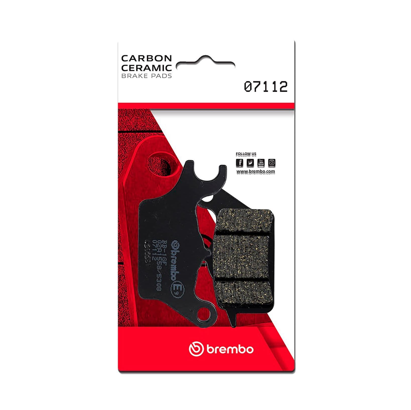 Juego de balatas de freno BREMBO 07112