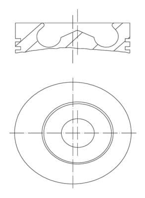 Pistón MAHLE 099 94 01