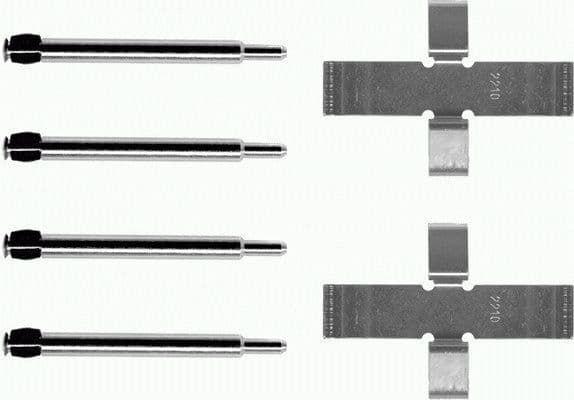 Juego de accesorios, balatas de frenos TEXTAR 82012100
