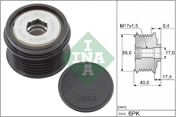 Rueda libre del alternador Schaeffler INA 535 0336 10